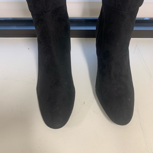 Steve Madden over the knee black boots - Picture 4 of 6